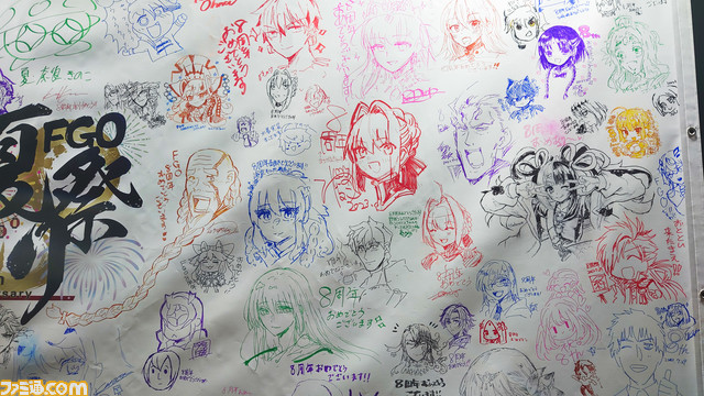 【FGOフェス2023】メッセージフラッグへ寄せられたイラストをピックアップ。アマデウスリリィにバイノーラル道満など、今年もユニークな絵が集まる【Fate/Grand Order】