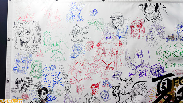 【FGOフェス2023】メッセージフラッグへ寄せられたイラストをピックアップ。アマデウスリリィにバイノーラル道満など、今年もユニークな絵が集まる【Fate/Grand Order】