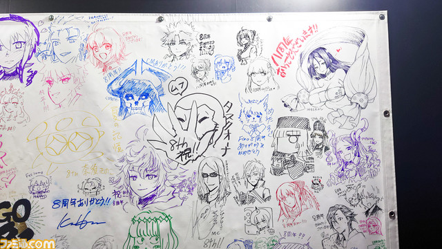 【FGOフェス2023】メッセージフラッグへ寄せられたイラストをピックアップ。アマデウスリリィにバイノーラル道満など、今年もユニークな絵が集まる【Fate/Grand Order】