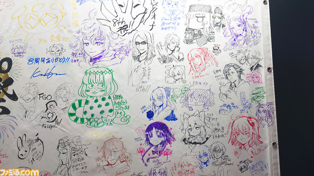 【FGOフェス2023】メッセージフラッグへ寄せられたイラストをピックアップ。アマデウスリリィにバイノーラル道満など、今年もユニークな絵が集まる【Fate/Grand Order】