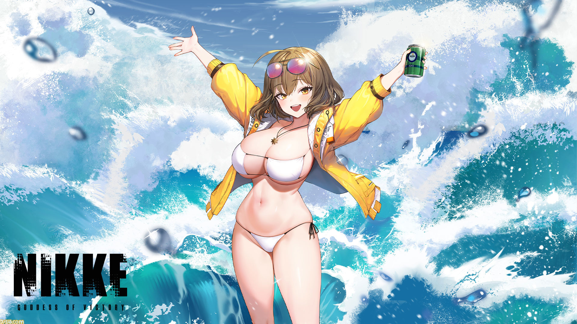 NIKKE展 水着アニス 箔押し 勝利の女神：NIKKE』アニス：スパークリングサマーの大迫力の