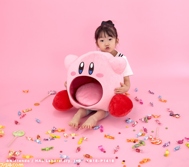 『星のカービィ』カービィの口内で休めるぬいぐるみが予約開始。口の中はクッション素材でお昼寝にピッタリ