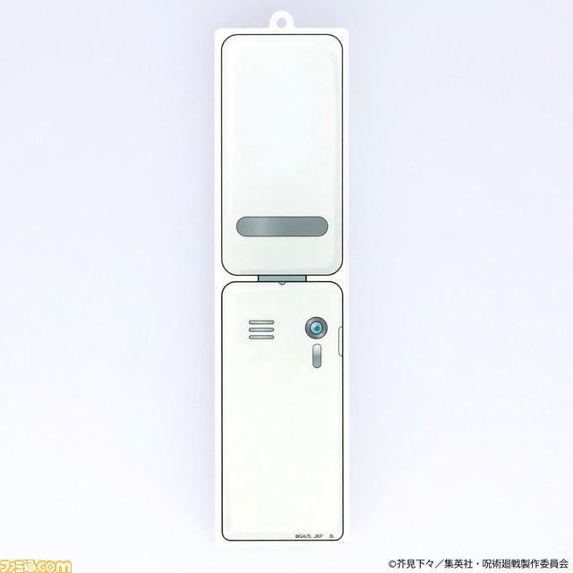 『呪術廻戦』五条・夏油・家入の“携帯電話アクリルチャーム”が登場。画面部分に3人の顔写真カードを入れることができる