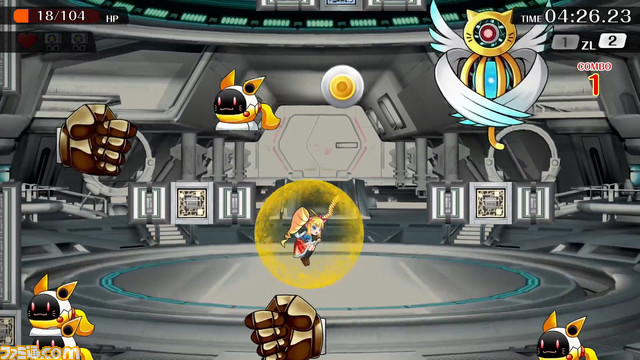 金髪縦ロールを伸ばして刺して振り回す。横スクロールアクション『螺旋麗嬢 スパイラルお嬢様 超髪のマキナ』がSwitchで今冬発売