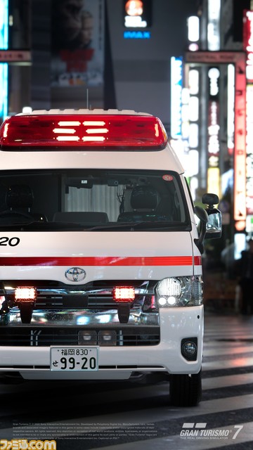 『グランツーリスモ7』に救急車が登場。新規収録車種などを追加するアップデートが8月7日より配信。世界大会の開催や映画公開にあわせたキャンペーンも