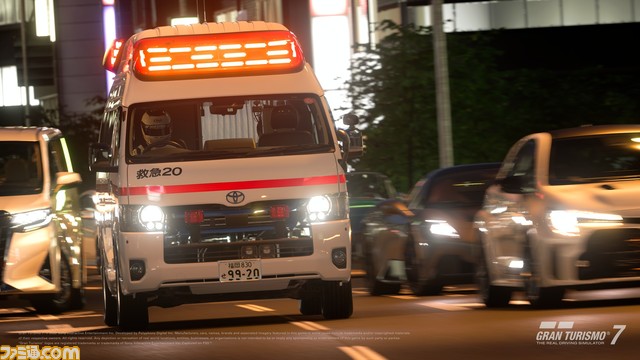 『グランツーリスモ7』に救急車が登場。新規収録車種などを追加するアップデートが8月7日より配信。世界大会の開催や映画公開にあわせたキャンペーンも