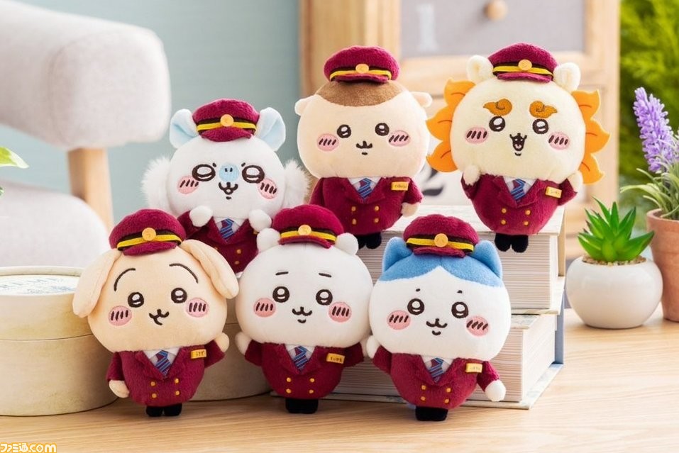 ちいかわ阪急電車なマスコット3種