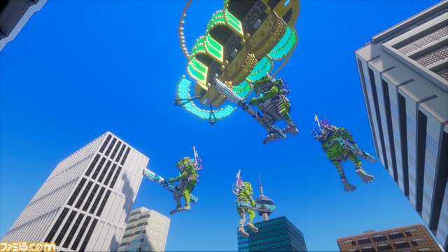 『デジボク地球防衛軍2』ティザートレーラーが公開。新たなる刺客“ガイアーク”や巨大化したEDF隊員の姿をした敵、『地球防衛軍6』4つの兵科が確認可能