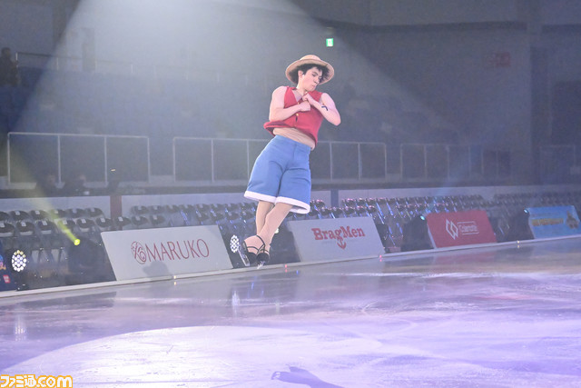 【ワンピース・オン・アイス】宇野昌磨ルフィたちがスケートで表現する“アニメっぽさ”。公開リハ開始早々の演出で泣く。『ブルプロ』運営統括Pも声で出演【写真大量リポート】
