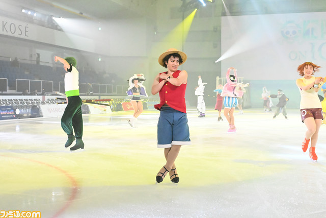 【ワンピース・オン・アイス】宇野昌磨ルフィたちがスケートで表現する“アニメっぽさ”。公開リハ開始早々の演出で泣く。『ブルプロ』運営統括Pも声で出演【写真大量リポート】