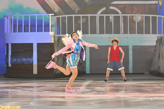 【ワンピース・オン・アイス】宇野昌磨ルフィたちがスケートで表現する“アニメっぽさ”。公開リハ開始早々の演出で泣く。『ブルプロ』運営統括Pも声で出演【写真大量リポート】