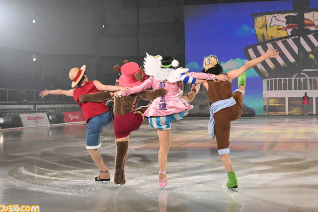 【ワンピース・オン・アイス】宇野昌磨ルフィたちがスケートで表現する“アニメっぽさ”。公開リハ開始早々の演出で泣く。『ブルプロ』運営統括Pも声で出演【写真大量リポート】