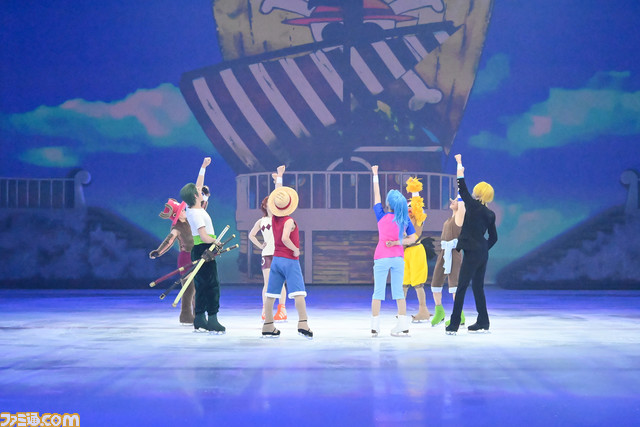 【ワンピース・オン・アイス】宇野昌磨ルフィたちがスケートで表現する“アニメっぽさ”。公開リハ開始早々の演出で泣く。『ブルプロ』運営統括Pも声で出演【写真大量リポート】
