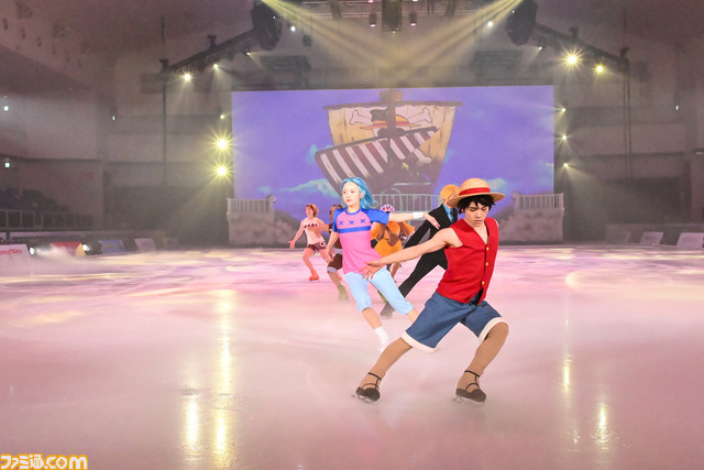 【ワンピース・オン・アイス】宇野昌磨ルフィたちがスケートで表現する“アニメっぽさ”。公開リハ開始早々の演出で泣く。『ブルプロ』運営統括Pも声で出演【写真大量リポート】