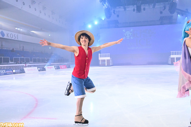 【ワンピース・オン・アイス】宇野昌磨ルフィたちがスケートで表現する“アニメっぽさ”。公開リハ開始早々の演出で泣く。『ブルプロ』運営統括Pも声で出演【写真大量リポート】