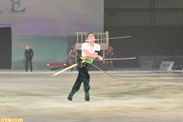【ワンピース・オン・アイス】宇野昌磨ルフィたちがスケートで表現する“アニメっぽさ”。公開リハ開始早々の演出で泣く。『ブルプロ』運営統括Pも声で出演【写真大量リポート】