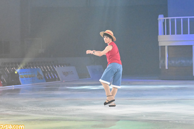 【ワンピース・オン・アイス】宇野昌磨ルフィたちがスケートで表現する“アニメっぽさ”。公開リハ開始早々の演出で泣く。『ブルプロ』運営統括Pも声で出演【写真大量リポート】