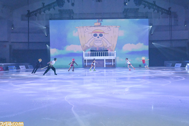 【ワンピース・オン・アイス】宇野昌磨ルフィたちがスケートで表現する“アニメっぽさ”。公開リハ開始早々の演出で泣く。『ブルプロ』運営統括Pも声で出演【写真大量リポート】