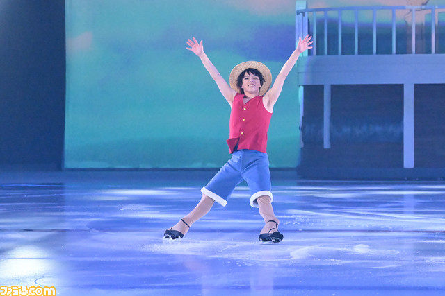 【ワンピース・オン・アイス】宇野昌磨ルフィたちがスケートで表現する“アニメっぽさ”。公開リハ開始早々の演出で泣く。『ブルプロ』運営統括Pも声で出演【写真大量リポート】