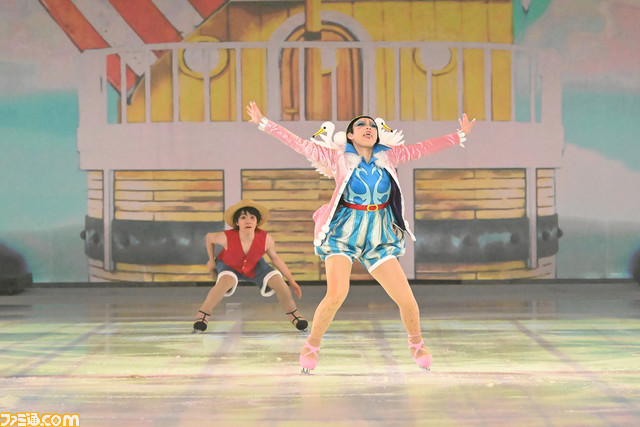 【ワンピース・オン・アイス】宇野昌磨ルフィたちがスケートで表現する“アニメっぽさ”。公開リハ開始早々の演出で泣く。『ブルプロ』運営統括Pも声で出演【写真大量リポート】