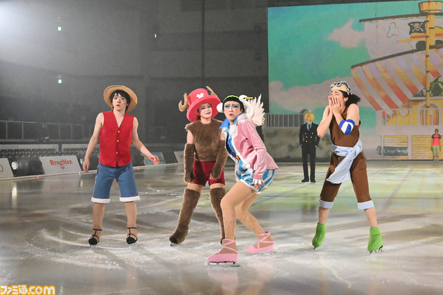 【ワンピース・オン・アイス】宇野昌磨ルフィたちがスケートで表現する“アニメっぽさ”。公開リハ開始早々の演出で泣く。『ブルプロ』運営統括Pも声で出演【写真大量リポート】