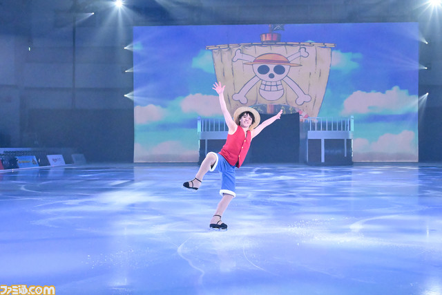 【ワンピース・オン・アイス】宇野昌磨ルフィたちがスケートで表現する“アニメっぽさ”。公開リハ開始早々の演出で泣く。『ブルプロ』運営統括Pも声で出演【写真大量リポート】