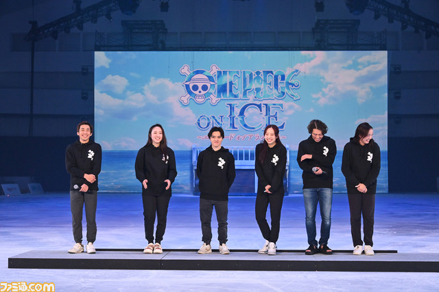 【ワンピース・オン・アイス】宇野昌磨ルフィたちがスケートで表現する“アニメっぽさ”。公開リハ開始早々の演出で泣く。『ブルプロ』運営統括Pも声で出演【写真大量リポート】