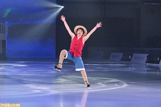 【ワンピース・オン・アイス】宇野昌磨ルフィたちがスケートで表現する“アニメっぽさ”。公開リハ開始早々の演出で泣く。『ブルプロ』運営統括Pも声で出演【写真大量リポート】