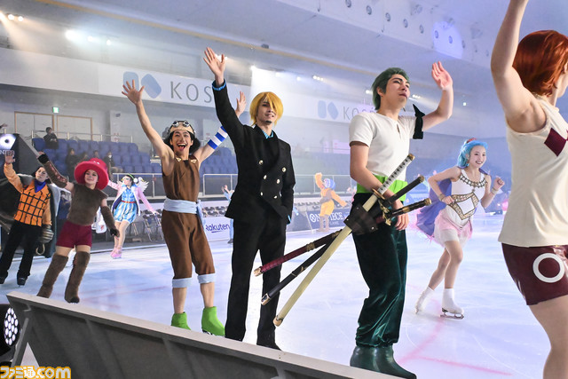 【ワンピース・オン・アイス】宇野昌磨ルフィたちがスケートで表現する“アニメっぽさ”。公開リハ開始早々の演出で泣く。『ブルプロ』運営統括Pも声で出演【写真大量リポート】