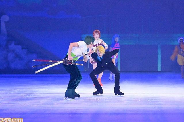 【ワンピース・オン・アイス】宇野昌磨ルフィたちがスケートで表現する“アニメっぽさ”。公開リハ開始早々の演出で泣く。『ブルプロ』運営統括Pも声で出演【写真大量リポート】