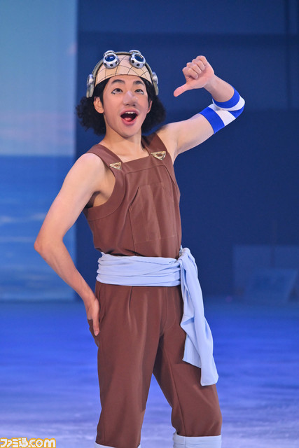 【ワンピース・オン・アイス】宇野昌磨ルフィたちがスケートで表現する“アニメっぽさ”。公開リハ開始早々の演出で泣く。『ブルプロ』運営統括Pも声で出演【写真大量リポート】