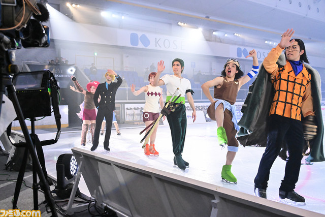 【ワンピース・オン・アイス】宇野昌磨ルフィたちがスケートで表現する“アニメっぽさ”。公開リハ開始早々の演出で泣く。『ブルプロ』運営統括Pも声で出演【写真大量リポート】