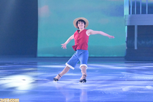 【ワンピース・オン・アイス】宇野昌磨ルフィたちがスケートで表現する“アニメっぽさ”。公開リハ開始早々の演出で泣く。『ブルプロ』運営統括Pも声で出演【写真大量リポート】