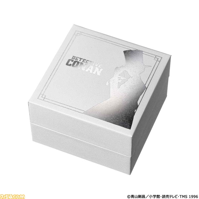 『名探偵コナン』江戸川コナン、怪盗キッドをイメージしたスタイリッシュなコラボ腕時計が発売。ストップウォッチ機能を搭載、裏蓋にはイラストが刻印