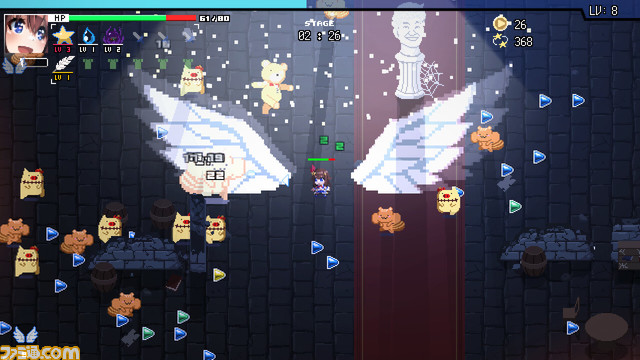 【ホロライブ】無料の非公式ファンゲーム『ホロキュア』が本日（8/17）配信。ライバーたちを操作し迫る大勢の敵と戦う見下ろし型のローグライクアクション