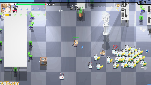 【ホロライブ】無料の非公式ファンゲーム『ホロキュア』が本日（8/17）配信。ライバーたちを操作し迫る大勢の敵と戦う見下ろし型のローグライクアクション