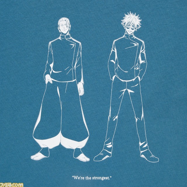 『呪術廻戦 懐玉・玉折/渋谷事変』ユニクロUTが8月25日発売。五条悟「天上天下唯我独尊」、伏黒甚爾、最強のふたりなどをデザイン