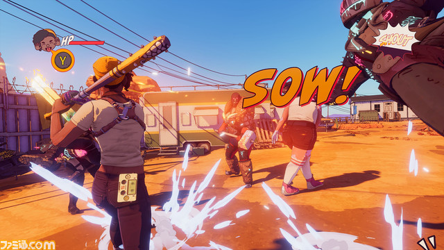 コミック調のアメリカロードトリップアクション『Dustborn』2024年初頭に発売。特殊能力などを持つ仲よし4人組のドラマが描かれるマルチエンディングストーリー