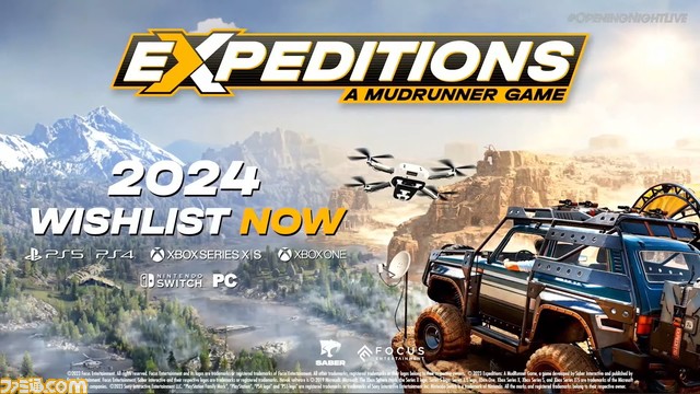 オフロードシミュレーションゲーム『Expeditions: A MudRunner Game』が発表。『マッドランナー』や『スノーランナー』を手掛けたSaber Interactiveの新作【gamescom 2023】