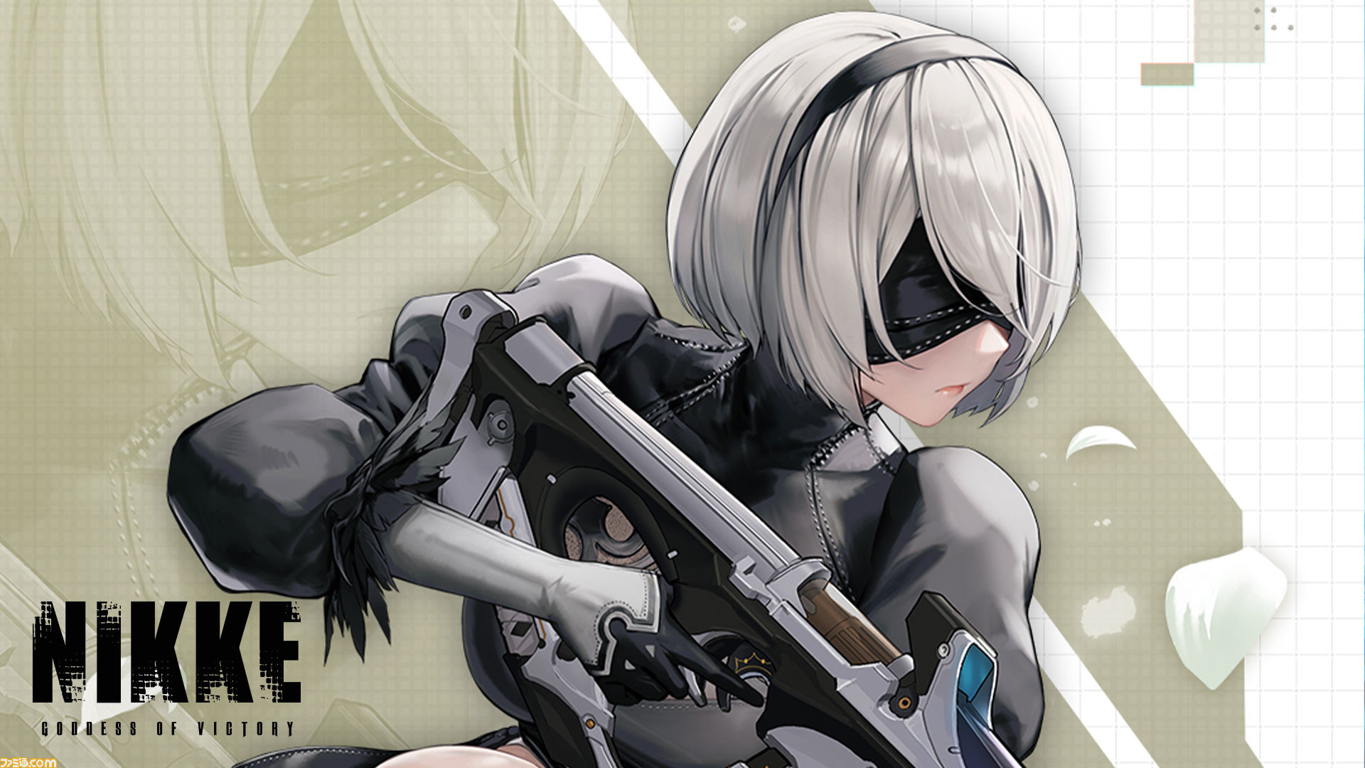 【NIKKE】『ニーア』2Bのイラストが公開。コートオフ＆着物の実装も。原作では見れなかった銃を持つ姿が描かれる【声優：石川由依】 | ゲーム ...