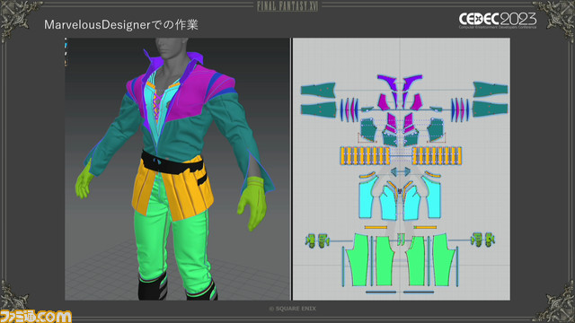 『FF16』召喚獣＆キャラモデル制作舞台裏。ゲームパートもムービーパートもひとつのモデルでこなせる仕組みを解説【CEDEC2023】