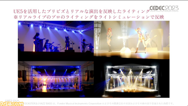 『ヘブバン』ハイエンドライブムービーは「他人の人生にまで影響を与えるものを作りたい」という想いが原動力。フェンダー社や現実のライブ専門家と協力【CEDEC 2023】