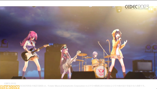 『ヘブバン』ハイエンドライブムービーは「他人の人生にまで影響を与えるものを作りたい」という想いが原動力。フェンダー社や現実のライブ専門家と協力【CEDEC 2023】