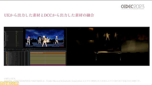 『ヘブバン』ハイエンドライブムービーは「他人の人生にまで影響を与えるものを作りたい」という想いが原動力。フェンダー社や現実のライブ専門家と協力【CEDEC 2023】
