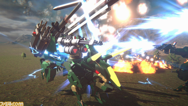 『地球防衛軍』でおなじみのD3P新作『カスタムメックウォーズ』発表。ライフル10挺＆ミサイル10基、頭部3つ＆腕を6本搭載など、魔改造で魅せる3Dメカアクションシューティング