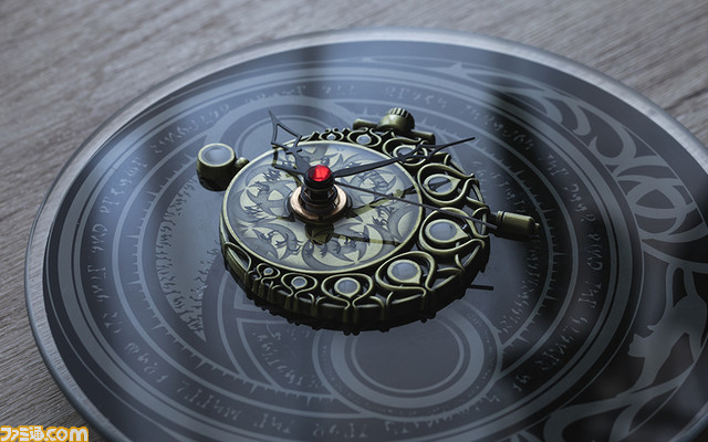 『ベヨネッタ』胸元に添えられた懐中時計をイメージした置き時計が登場。アンブラの魔女の魔法陣やバラの模様などベヨネッタの妖艶な雰囲気をデザイン