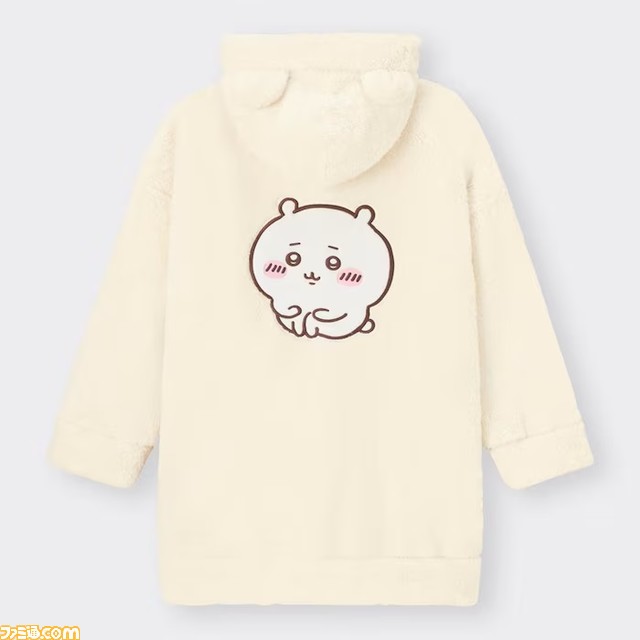 『ちいかわ』コラボアイテムがGUで9月22日より登場。ちいかわ、ハチワレ、うさぎのポーチとモモンガスウェットプルオーバーがかわいい