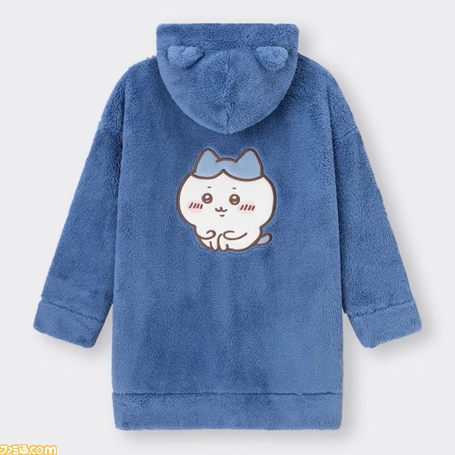 『ちいかわ』コラボアイテムがGUで9月22日より登場。ちいかわ、ハチワレ、うさぎのポーチとモモンガスウェットプルオーバーがかわいい
