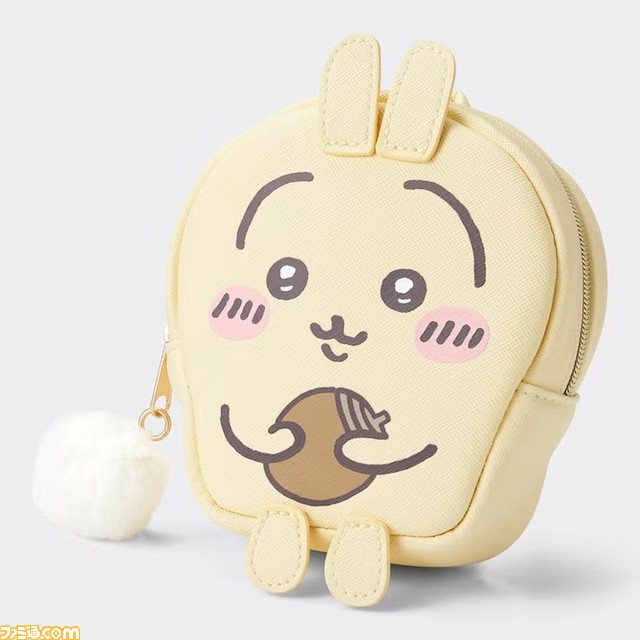 『ちいかわ』コラボアイテムがGUで9月22日より登場。ちいかわ、ハチワレ、うさぎのポーチとモモンガスウェットプルオーバーがかわいい
