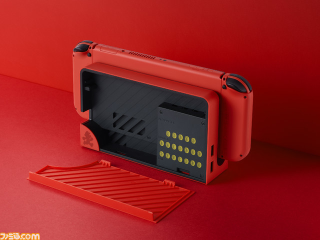 Switch新色“マリオレッド”10月6日発売決定。ドックにはマリオのシルエットや隠しコインの仕掛けも【スーパーマリオブラザーズ ワンダー ダイレクト】